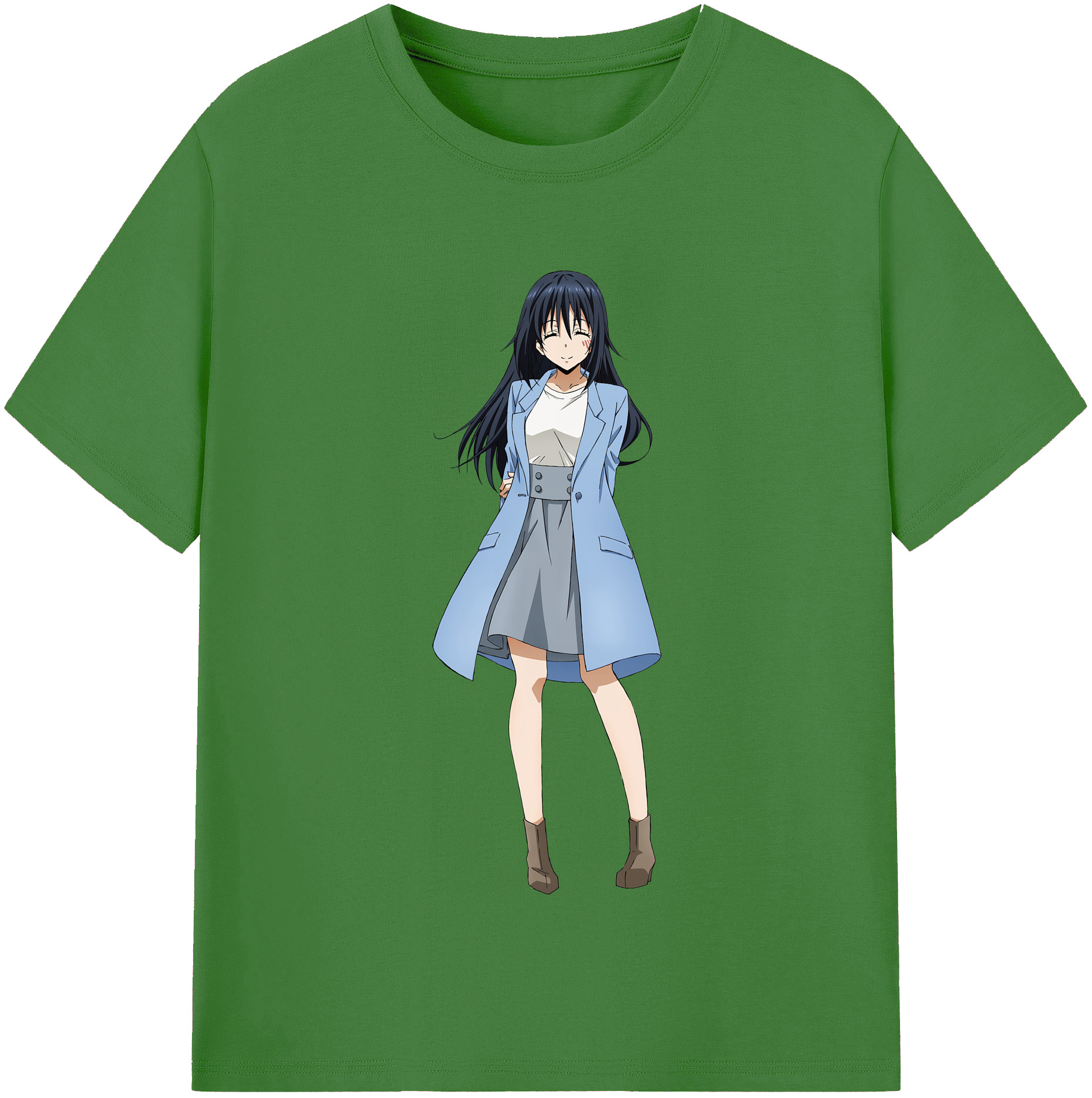 （画像用） 転スラ Regarding Reincarnated to Slime レディースカジュアルプリントTシャツ（綿100％）